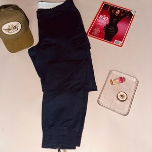 MICHAEL KORS Navy Cotton Cargo Pants